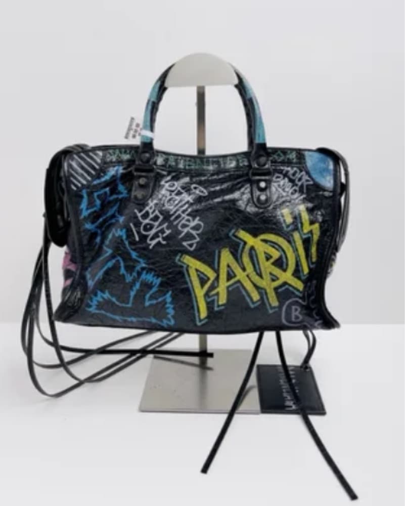 BALENCIAGA Graffiti Small City Bag  - Image 2