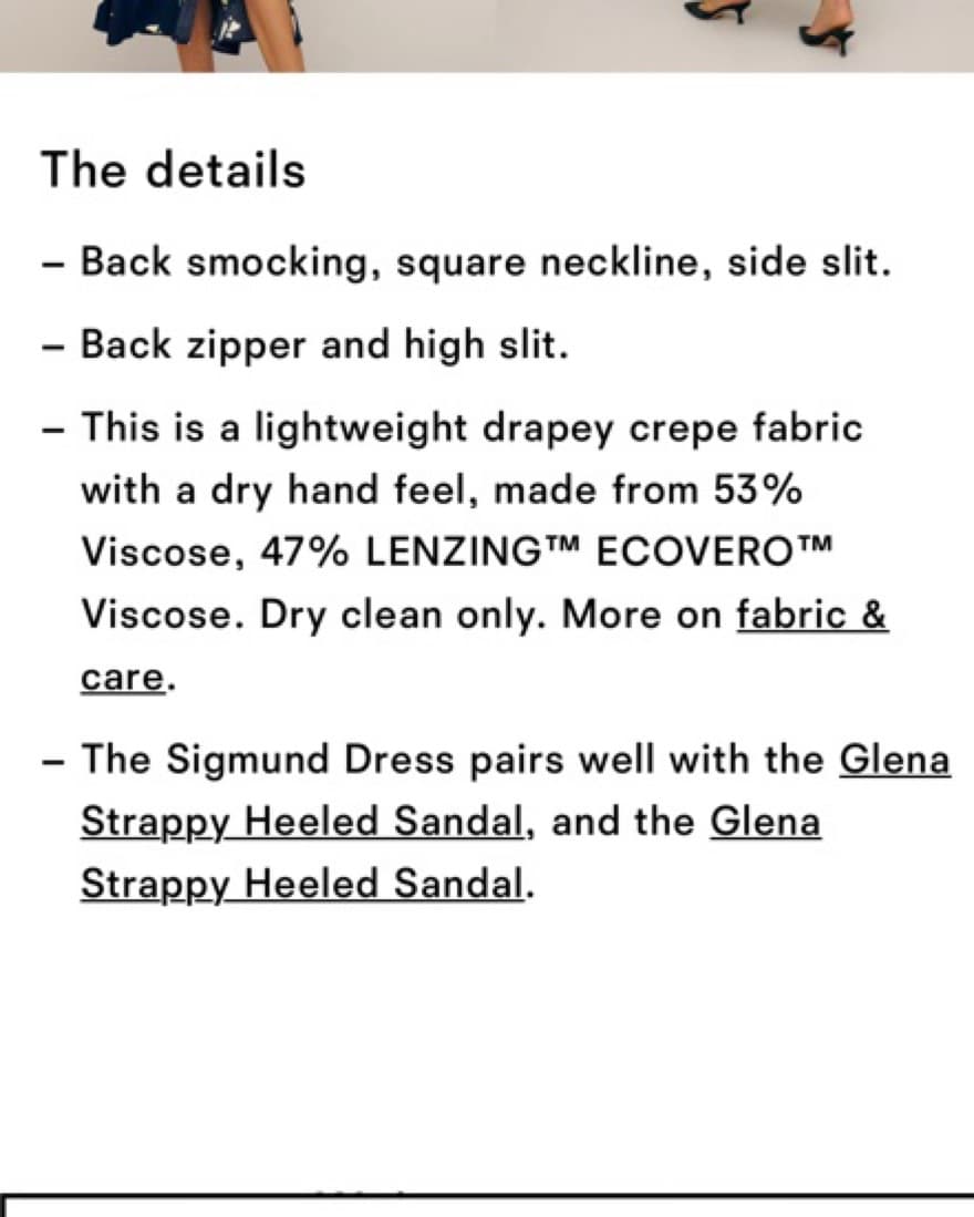 Reformation Sigmund Dress Midi - Image 4