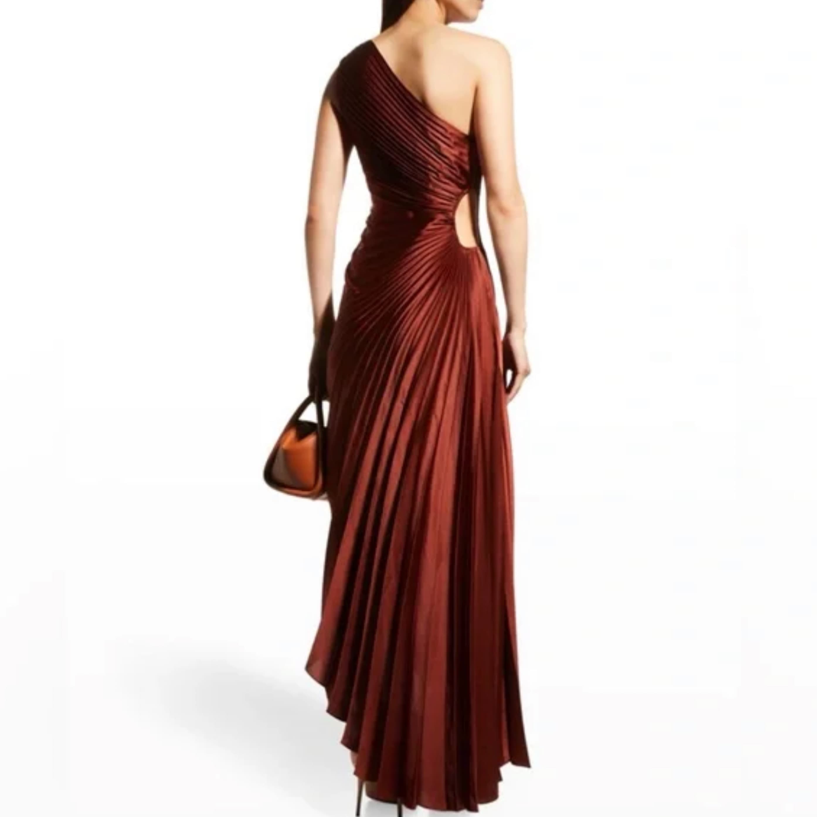 A.L.C Satin Dress Beutiful Red/brown  - Image 2