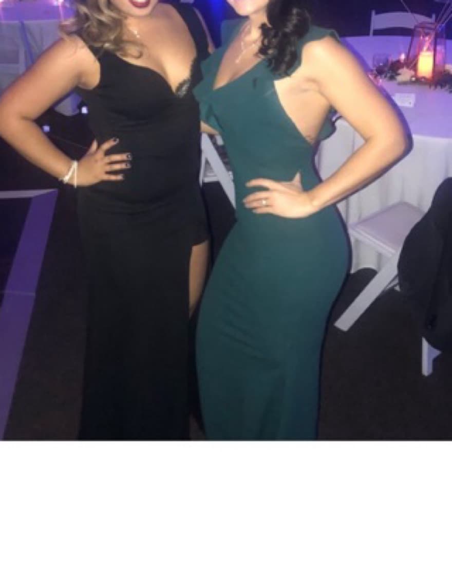 Windsor Green Maxi Dress M - Image 3