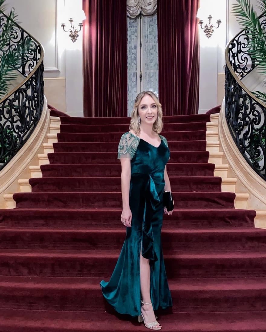 Gatsby Velvet Dress - Image 4