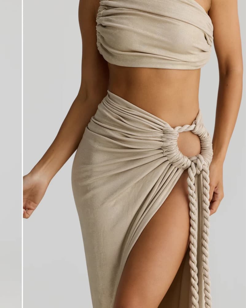 Melani The Label Gold Two Piece  - Image 5