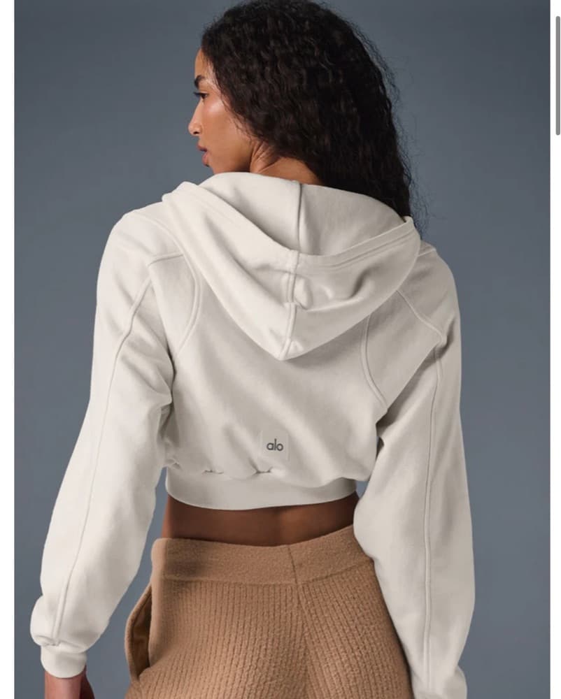 Alo Sweet Escape Zip up Hoodie - Image 2