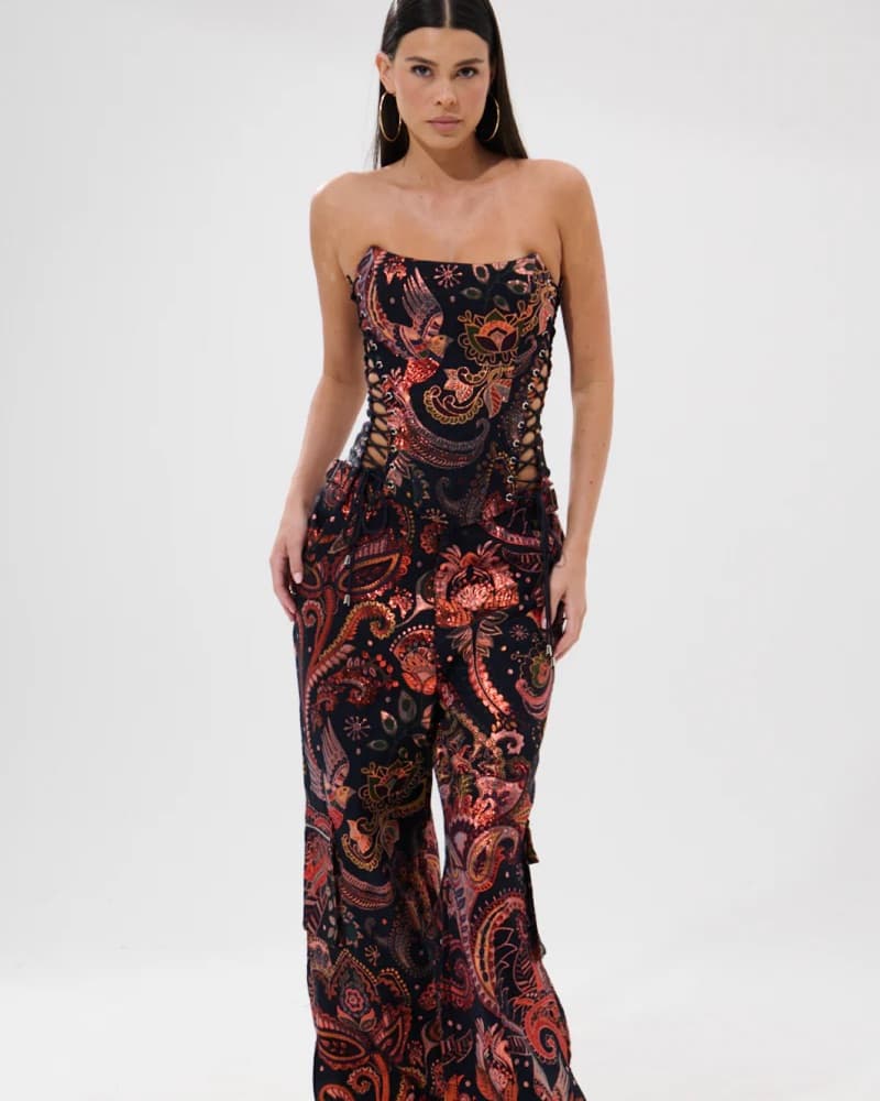 Akira FALL VIBES BROCADE CORSET  - Image 1