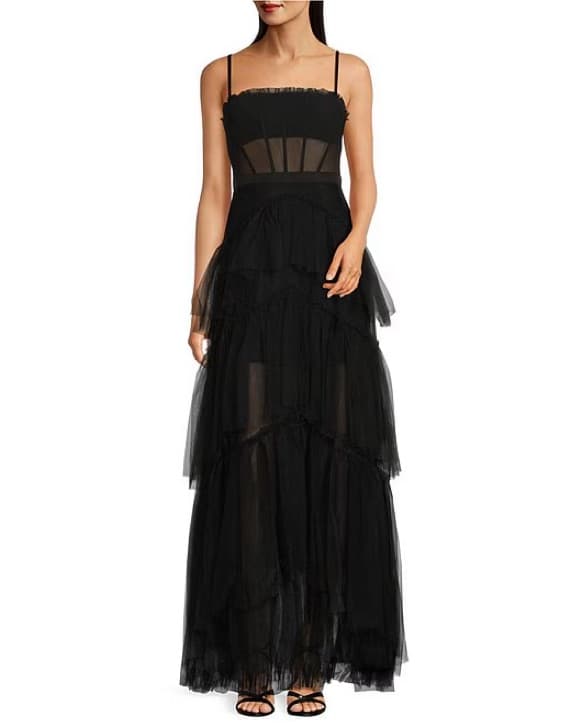Black Wedding Guest Dress - Image 1