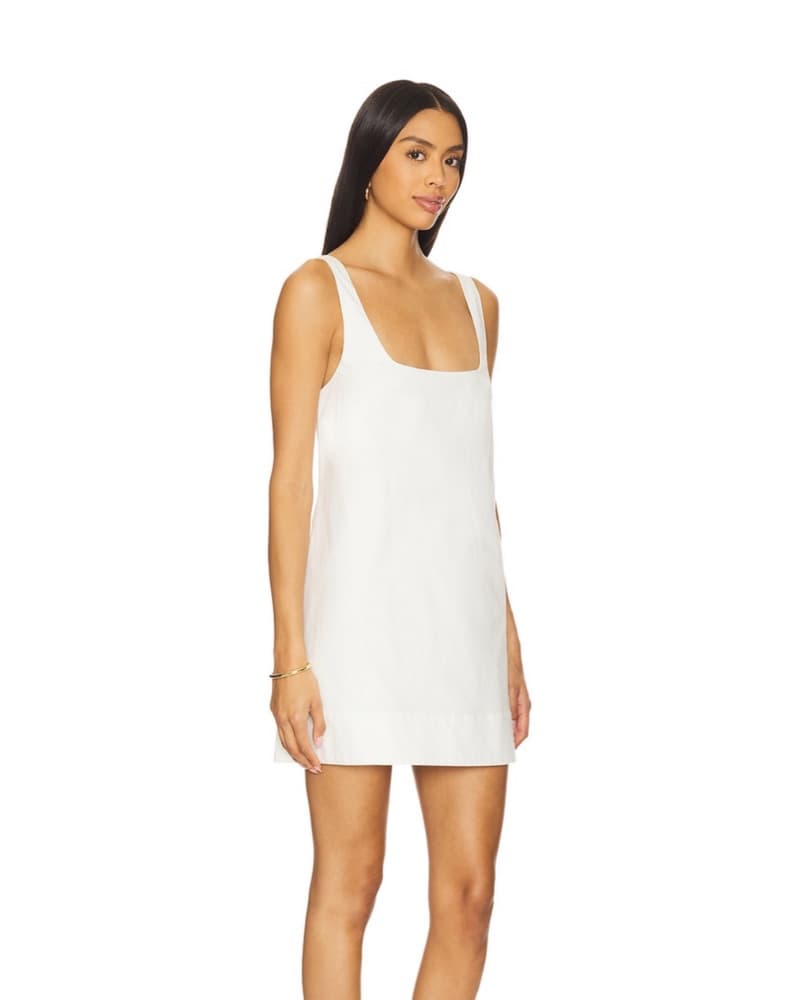 Chic White Madison Mini Dress - Image 2