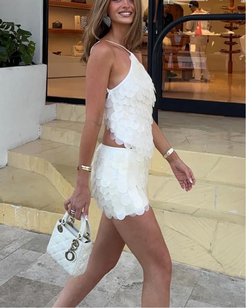 Shell Halter Top & Skirt SET  - Image 4