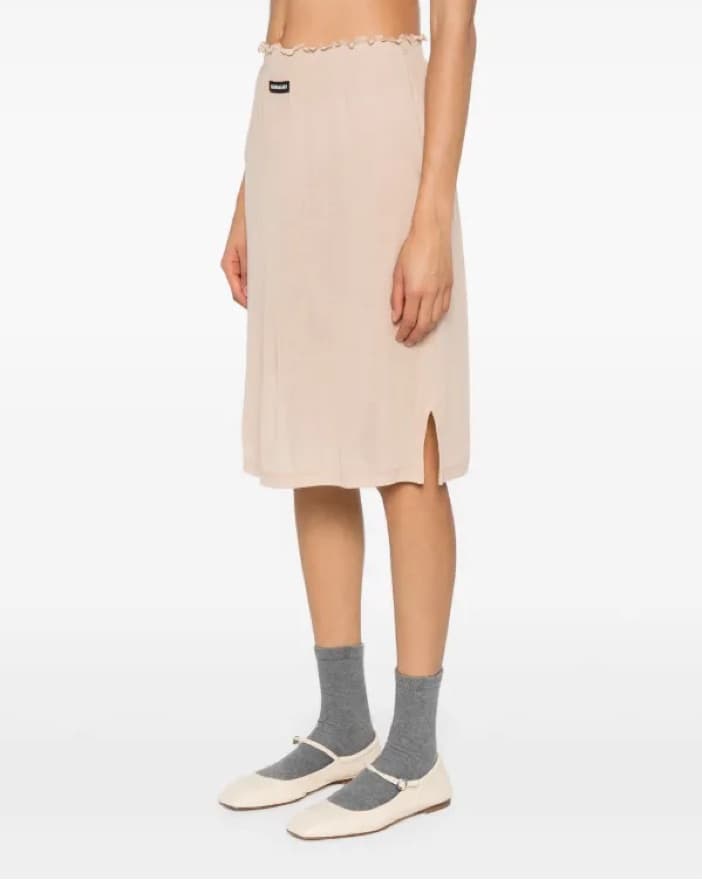 Miu Miu Jersey Midi Skirt - Image 1
