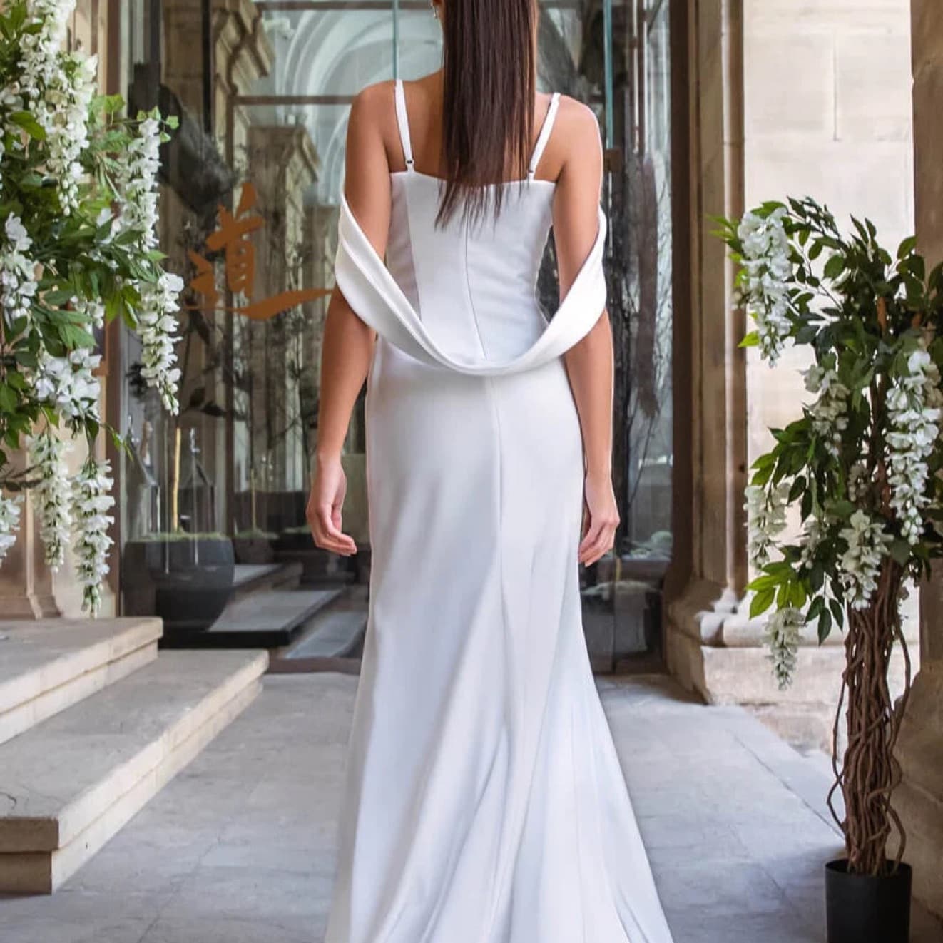 White Nadine Merabi Jessica Dress - Image 2