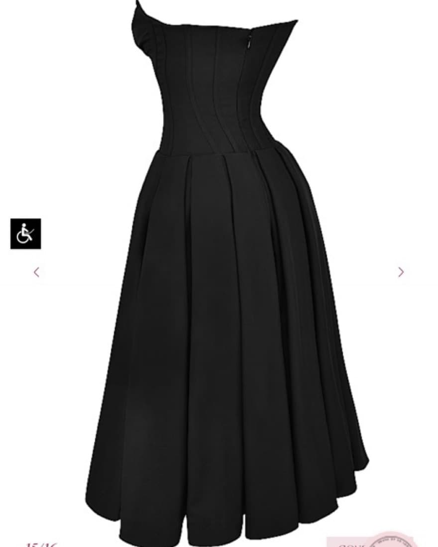 House Of CB Lady Strapless Midi Dress - Image 6