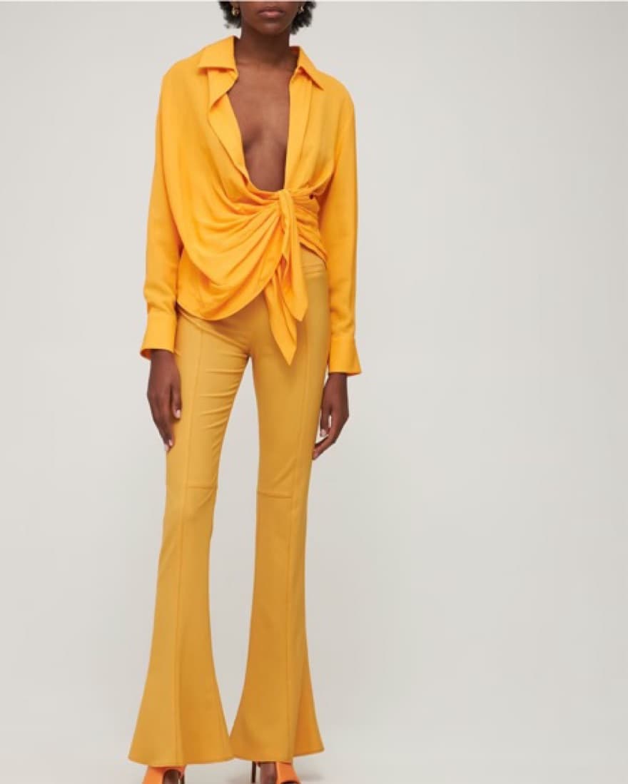 Jacquemus La Chemise Bahia Knot Shirt - Image 3