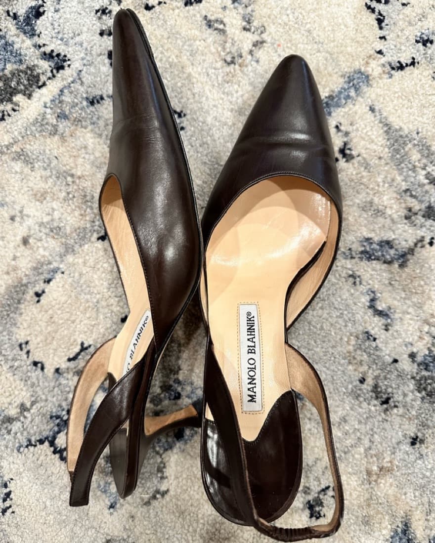 Manolo Blahnik Strappy Heel - Image 1