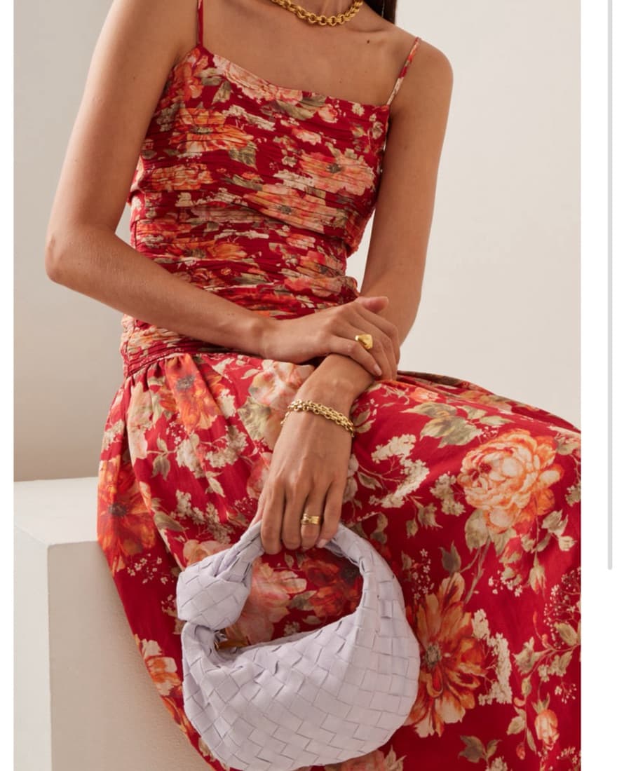 Posse Floral Red Dress - Image 2
