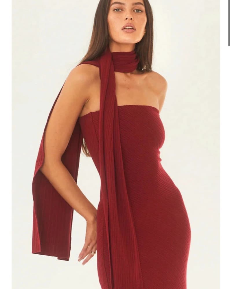 Red Juliana Dress Arcina Ori - Image 2