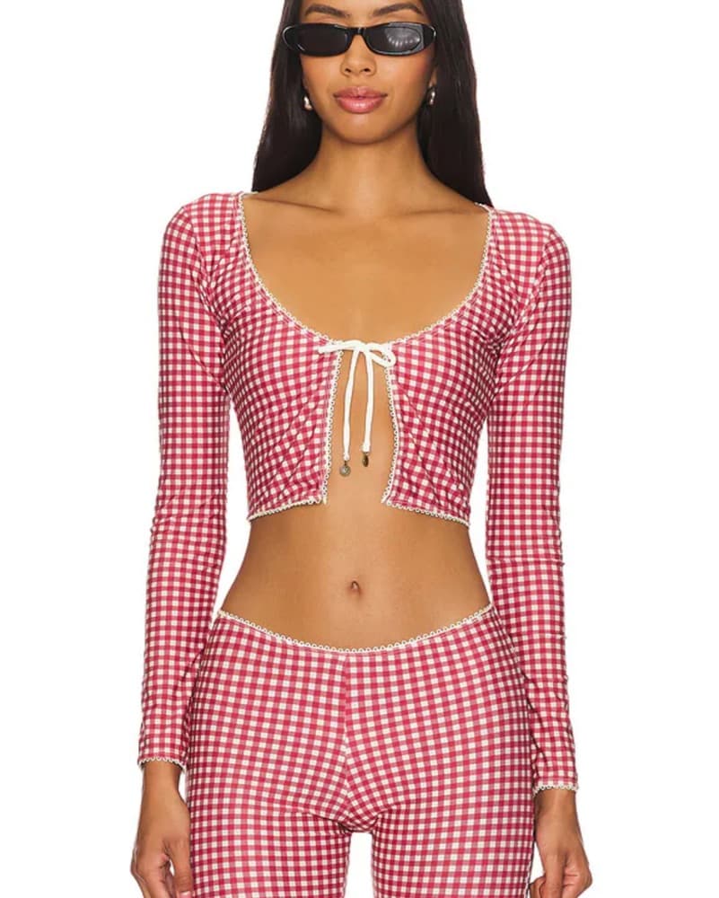 Gingham Capri Set - Image 1