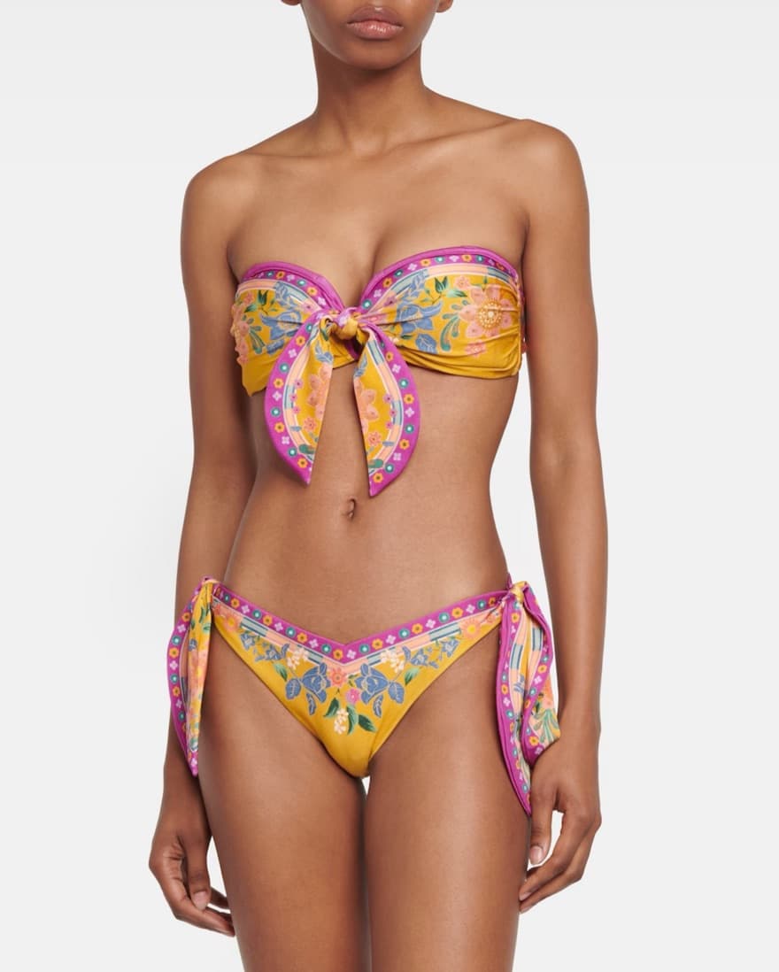 Zimmermann Ginger Tie Scarf Bikini - Image 1