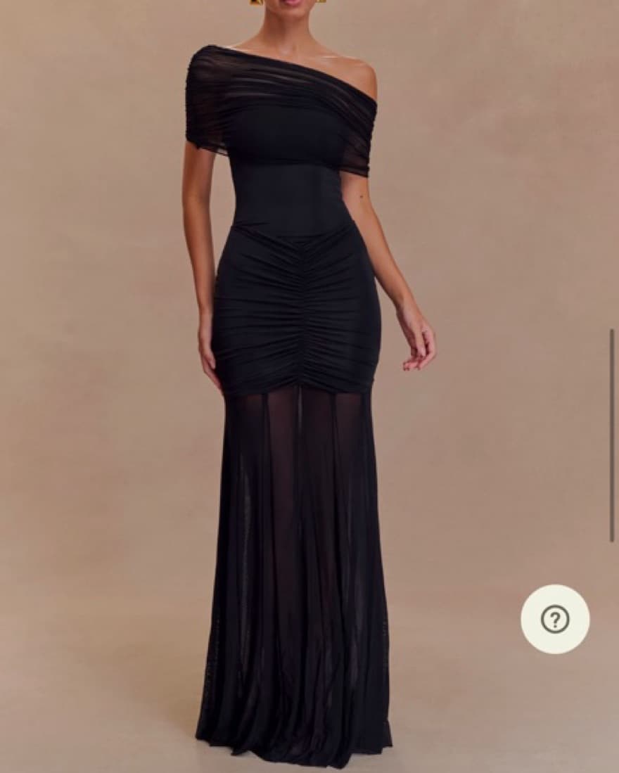 Meshki Black Dress - Image 3