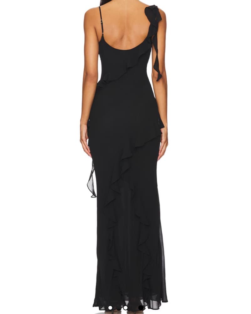 Teagan Gown in Black - Image 3