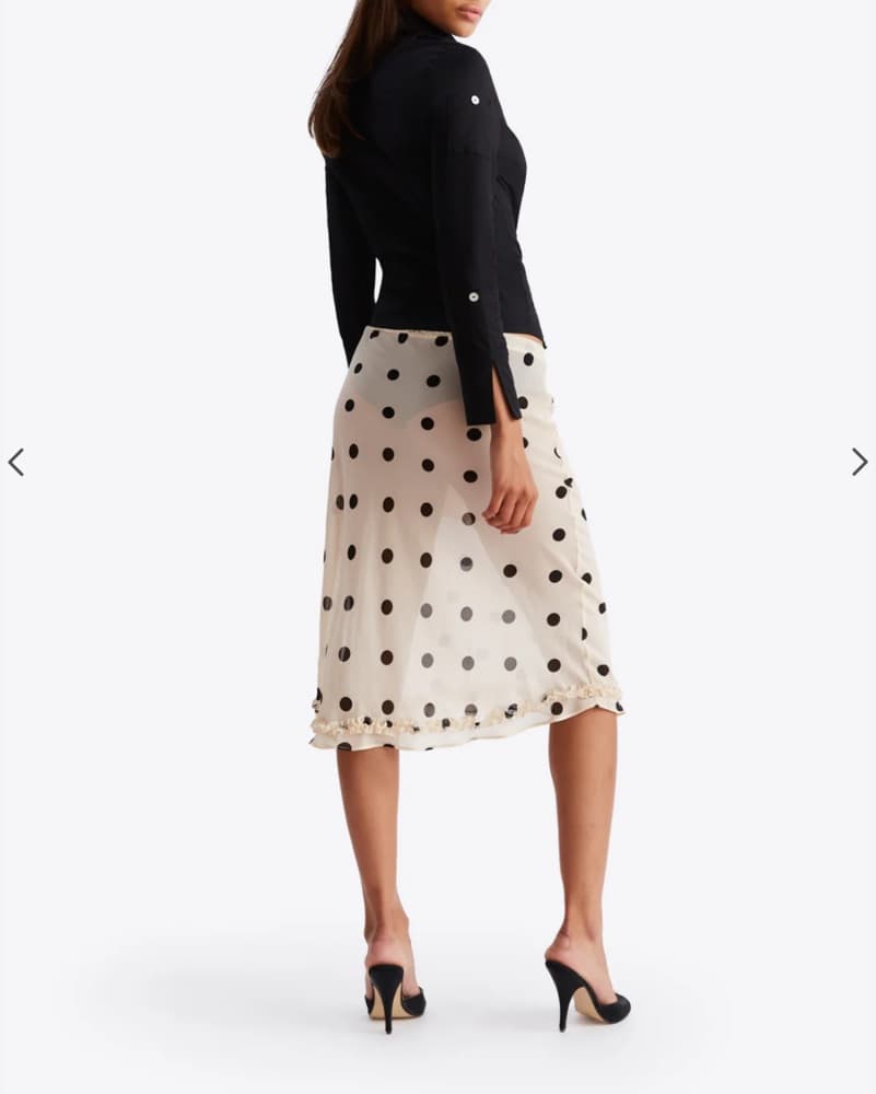 Susamusa Polka Dot Skirt XS - Image 6
