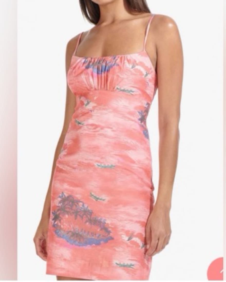 STAUD Red Island Dress - Image 4