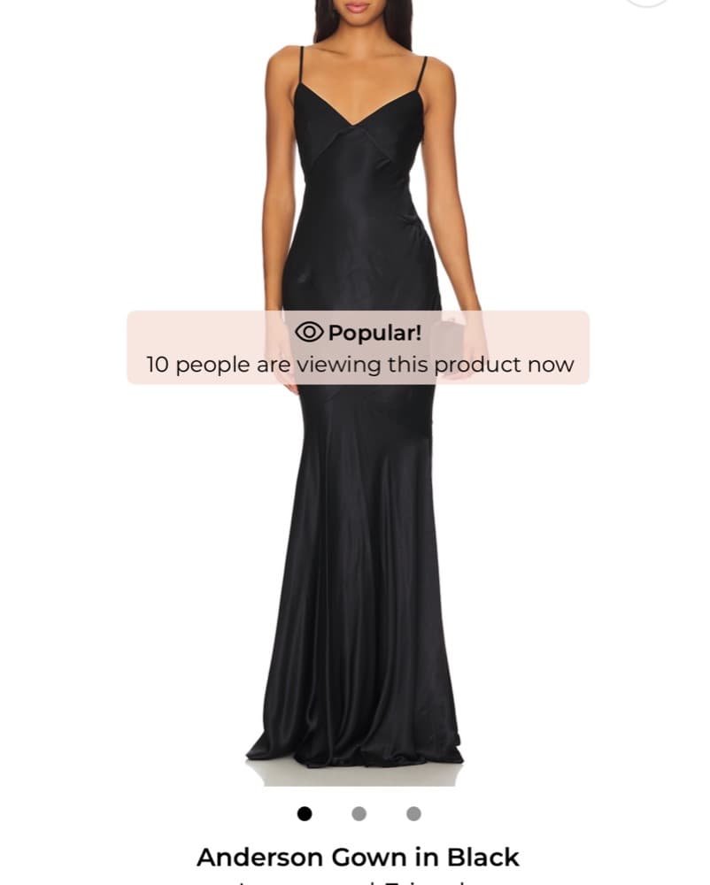 Lovers and friends anderson Gown Black  - Image 1