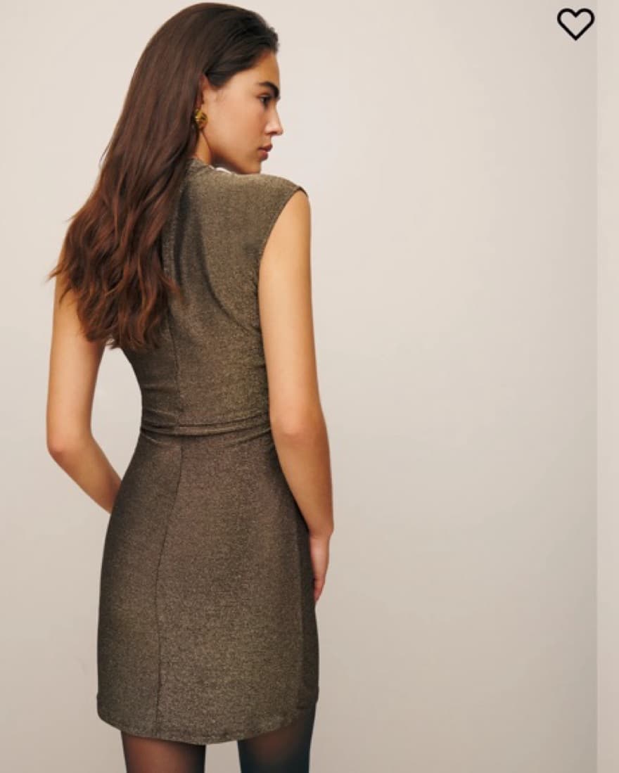 Gold Sparkle Dress - Image 3