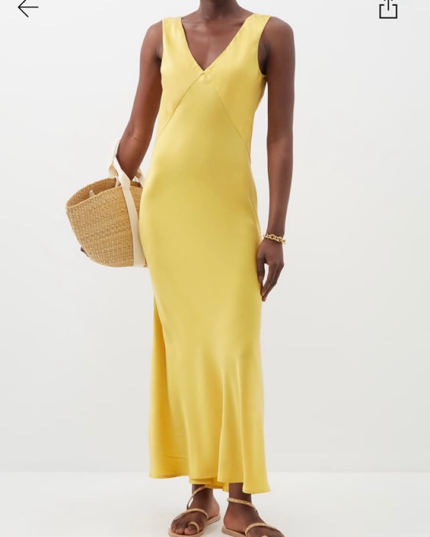 ASCENO Silk Midi dress - Image 4