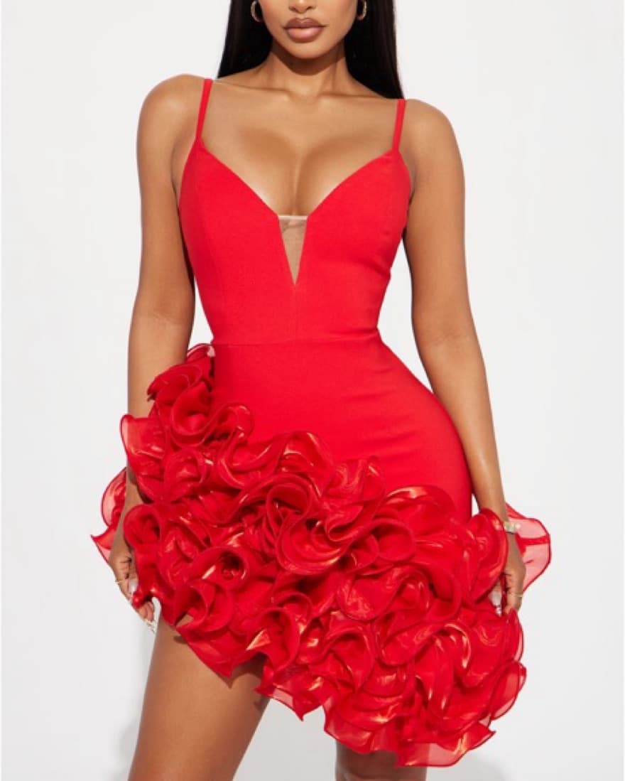Fashionnova Ruffle Dress  - Image 2