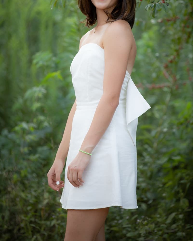 Altar’d State Lillia Strapless Bow Dress - Image 6