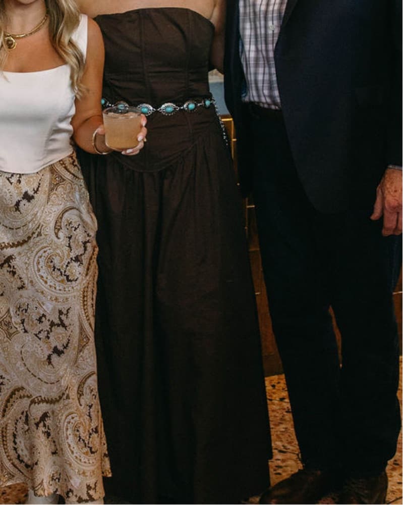 Giana Brown Maxi Dress - Image 1