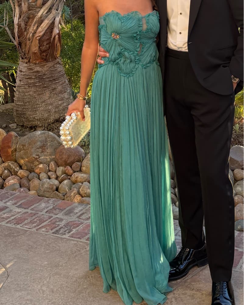 Costarellos Blue Gown - Image 1