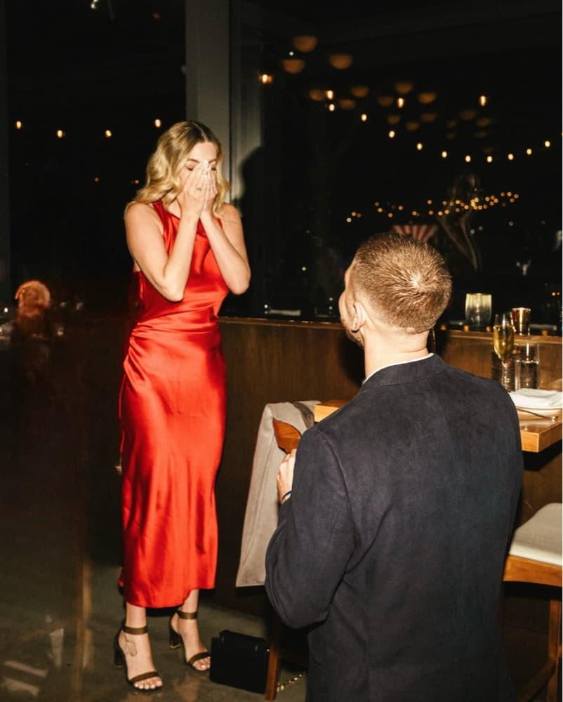 Red Silk Zara Dress  - Image 1