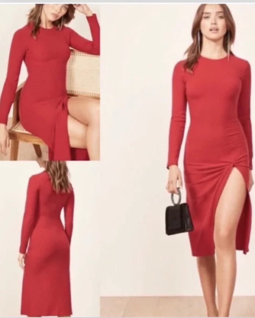 Piazza Red Dress Reformation  - Image 2