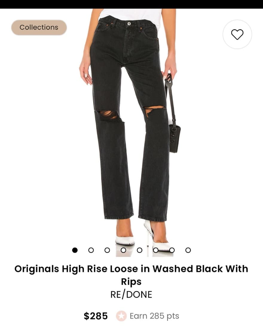 RE/DONE Black Jeans - Image 1