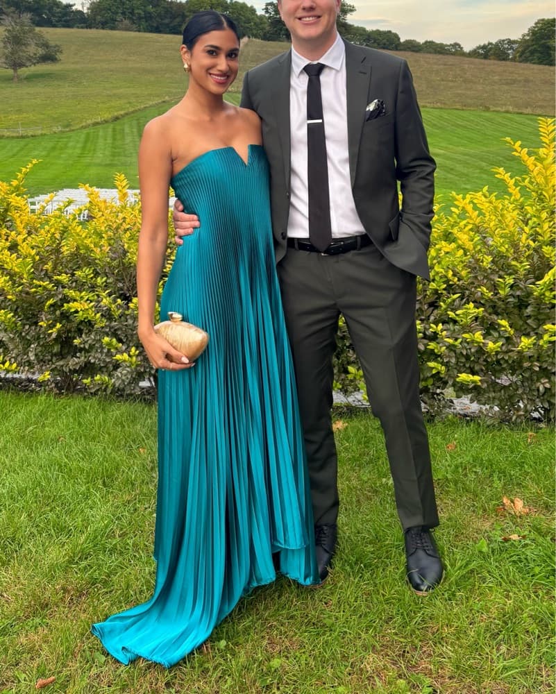 L’idee Black Tie Dress in Jewel - Image 1