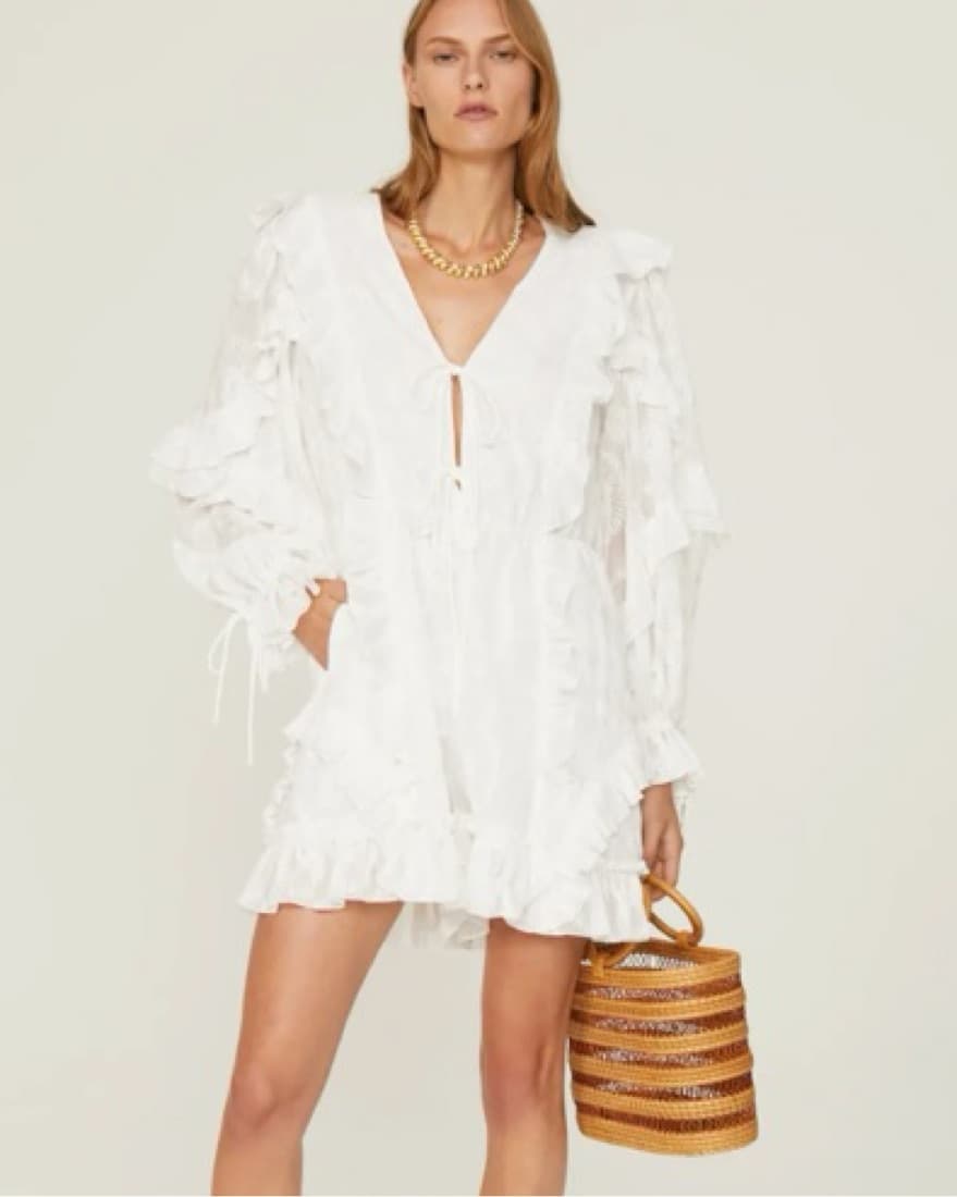 Ted Baker Lussa White Lace Romper - Image 2