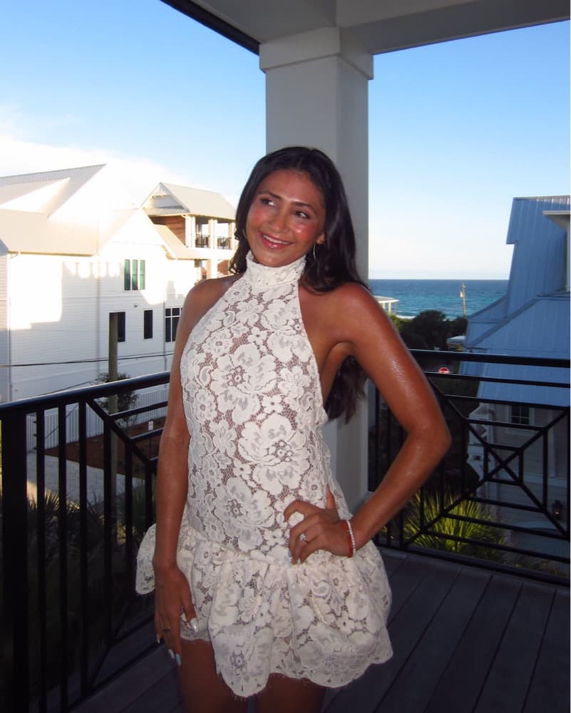 Retrofete Cicely Lace Dress - Image 5
