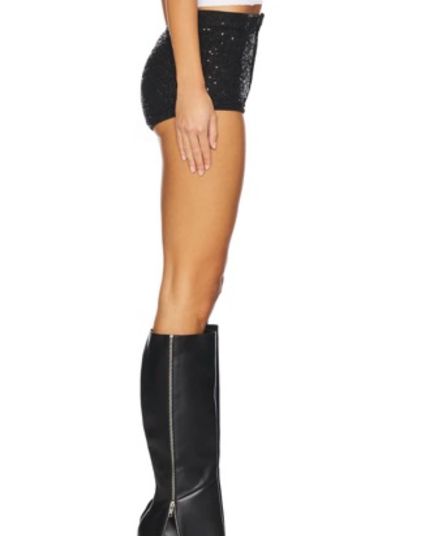 Revolve Black Micro Shorts  - Image 2