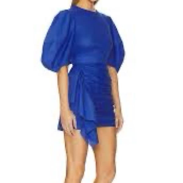 Rhode Pia Mini Dress Blue Sea  - Image 1