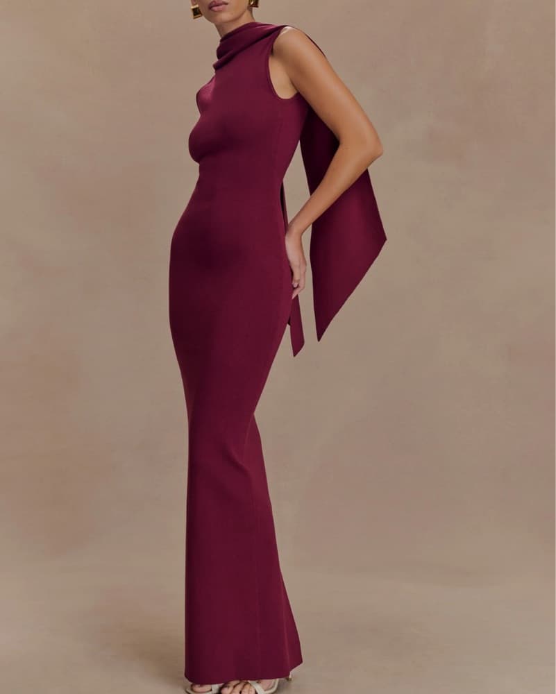 Meshki Darby Knit Scarf Maxi Dress  - Image 2