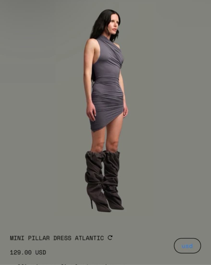 Sleek Mini Pillar Dress Entire Studios - Image 1