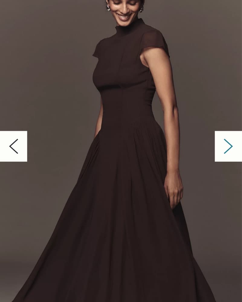 Reformation Maven Brown Dress  - Image 2