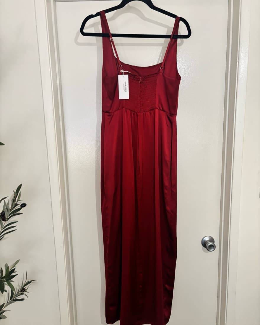 Reformation Solay Silk Dress - Image 6