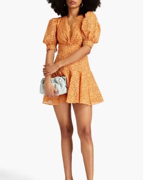 Sandro Kendal Broderie Anglaise Dress - Image 5