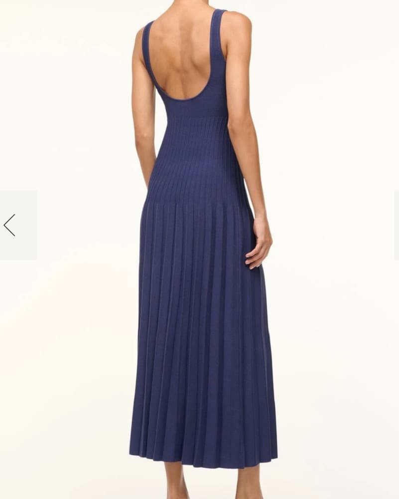 Staud Navy Ellison Dress  - Image 2