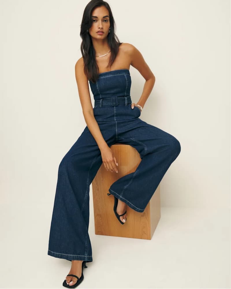 Reformation Eva Denim Jumpsuit  - Image 1