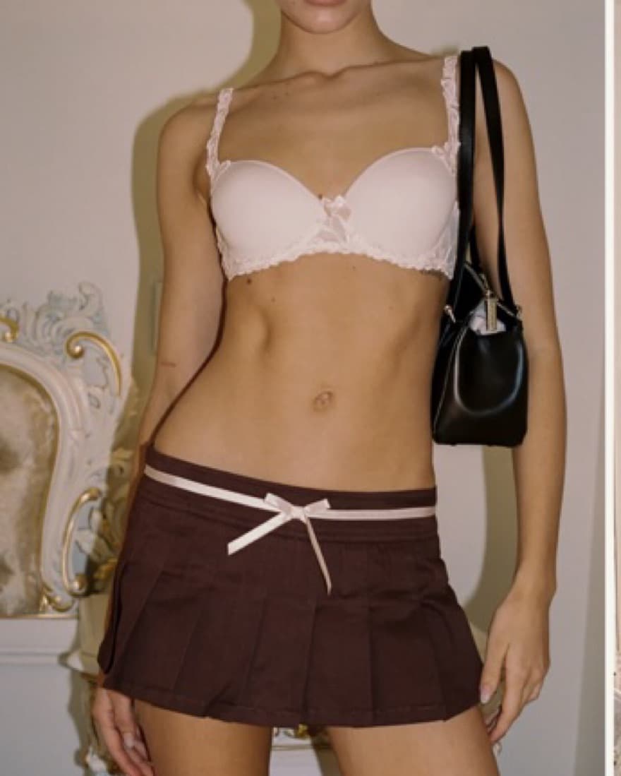Amelie Teje Pamela Skort In Choc - Image 3