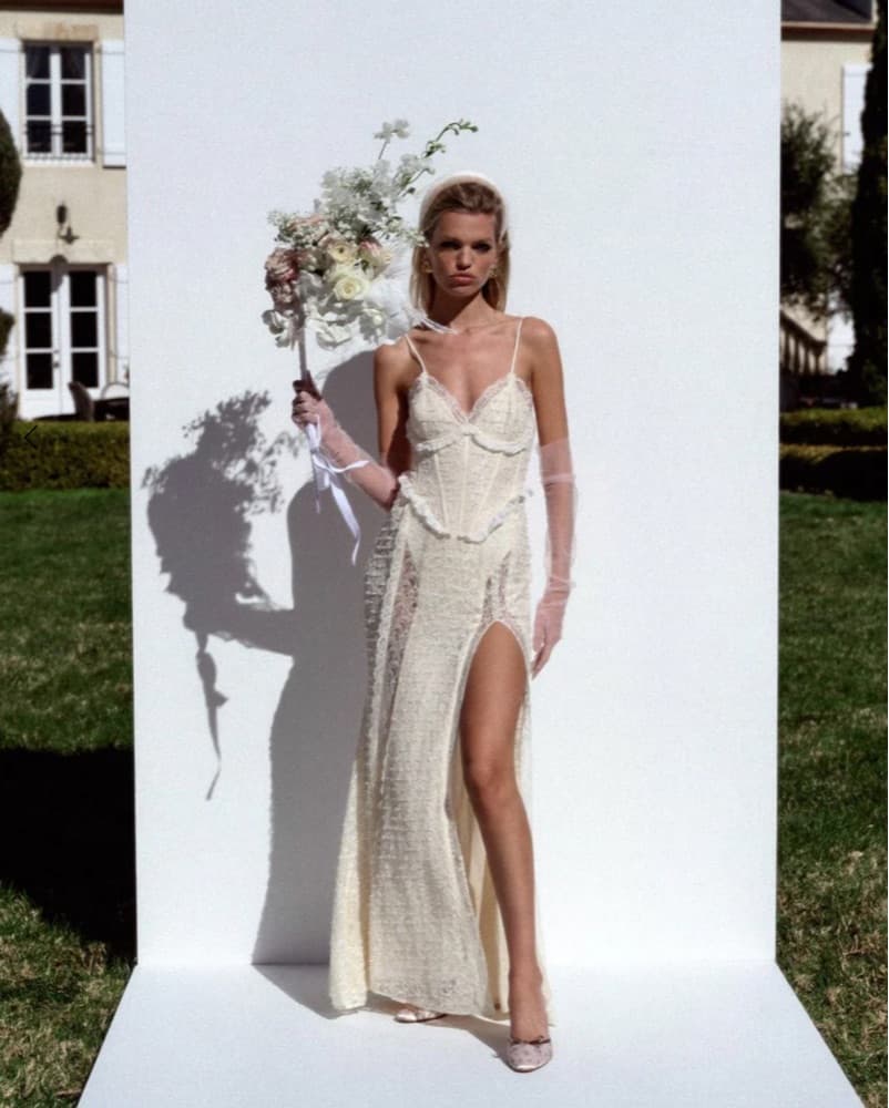 For Love & Lemons White Dress - Image 1