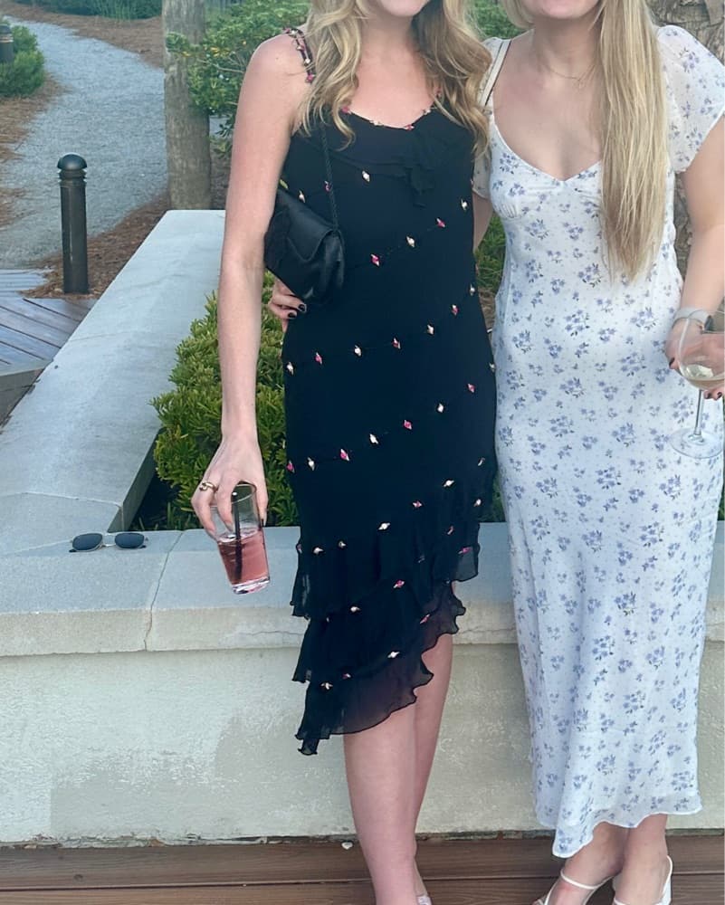 Floral Print Maxi Dress - Image 1