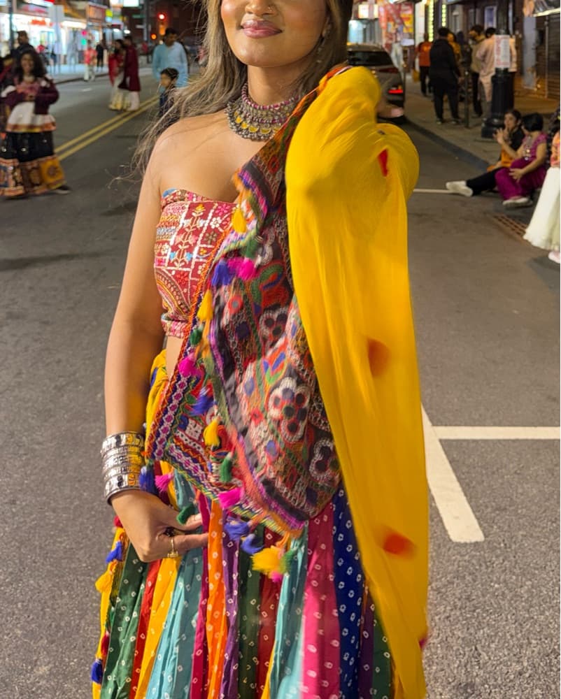 Indian Chaniya Choli Traditional Dress - Image 5